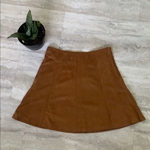 LOFT Suede Mini Skirt